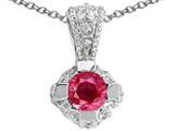 Tommaso Design™ Genuine Ruby Pendant