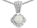 Tommaso Design™ Genuine Opal Pendant