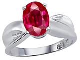 Tommaso Design™ Created Ruby Solitaire Ring