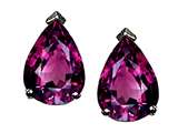 Tommaso Design™ Pear Shape 8x6mm Genuine Rhodolite Earrings