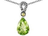 Genuine 11x8mm Peridot Pendant