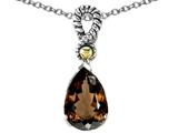 11x8mm Genuine Smoky Quartz Pendant