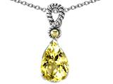 Genuine 11x8mm Lemon Quartz Pendant