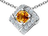 Original Star K™ Genuine Citrine Pendant