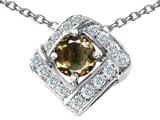 Original Star K™ Genuine Smoky Quartz Pendant