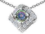 Original Star K™ Genuine Mystic Rainbow Topaz Pendant