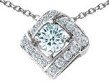 Original Star K™ Genuine Aquamarine Pendant