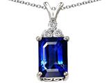 Original Star K™ Large 14x10mm Created Sapphire Pendant