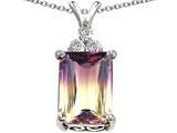 Original Star K™ Large 18x13mm Rare Genuine Collector Bicolor Ametrine Pendant