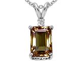 Original Star K™ Genuine Smoky Quartz Pendant
