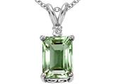 Original Star K™ Genuine Green Amethyst Pendant