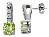 Original Star K™ Genuine Peridot Earrings
