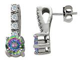 Original Star K™ Genuine Mystic Rainbow Topaz Earrings