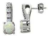 Original Star K™ Genuine Opal Earrings