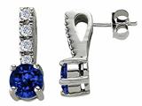 Original Star K™ Created Sapphire Earrings