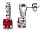 Original Star K™ Created Ruby Earrings