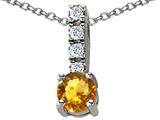 Original Star K™ Genuine Citrine Pendant