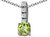 Original Star K™ Genuine Peridot Pendant