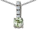 Original Star K™ Genuine Green Amethyst Pendant