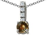 Original Star K™ Genuine Smoky Quartz Pendant