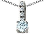 Original Star K™ Genuine Aquamarine Pendant