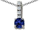 Original Star K™ Created Sapphire Pendant