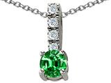 Original Star K™ Simulated Emerald Pendant