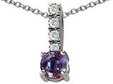 Original Star K™ Simulated Alexandrite Pendant