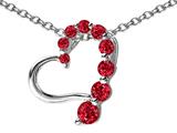 Original Star K™ Created Ruby Heart Pendant