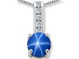 Original Star K™ Round 7mm Created Star Sapphire Pendant