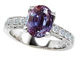 Original Star K™ 925 Simulated Oval Alexandrite Ring
