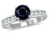 Original Star K™ Round 7mm Black Sapphire Engagement Ring