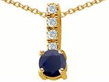 Original Star K™ Genuine Black Sapphire Pendant