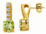 Original Star K™ Genuine Peridot Earrings