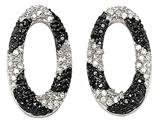 Noah Philippe ™Oval Shape Black and White Earrings