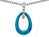 Turquoise Pearl Enhancer Pendant