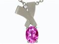 Tommaso Design™ Pear Shape 8x6mm Simulated Emerald And Diamond Pendant