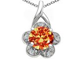 Simulated Orange Sapphire