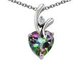Original Star K™Heart Shaped 8mm Mystic Topaz Pendant