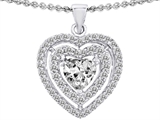 Original Star K™ 925 Genuine Heart Shaped Cubic Zirconia Pendant