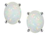 Original Star K™ Oval 8x6mm Created Opal Earring Studs
