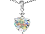 Original Star K™ 8mm Heart Shape Swarovski Crystal Pendant