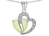 Original Star K™ Heart Shape 12mm Created Opal Pendant
