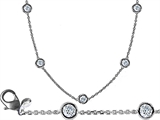 Original Star K™ 16 Inch Gems By The Yard Necklace With Genuine Cubic Zirconia
