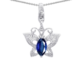 Original Star K™ Butterfly Pendant Made with Created Sapphire