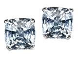Original Star K™ Cushion Cut 7mm White Topaz Earrings Studs