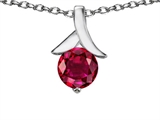 Original Star K™ Round 7mm Pendant with Lab Created Ruby