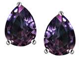 Original Star K™ Pear Shape 9x7mm Simulated Alexandrite Earring Studs