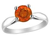 Original Star K™ 7mm Round Simulated Mexican Fire Opal Engagement Ring