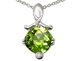 Tommaso Design™ Genuine Peridot Pendant